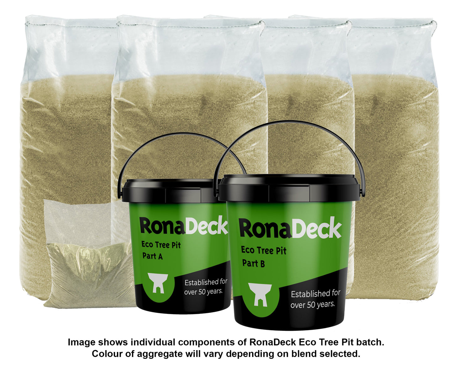 RonaDeck Eco Tree Pit Rhine Gold 112.25kg